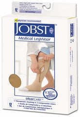 BSN Medical Zippered Compression Stocking and Liner JOBST® UlcerCARE ™ Knee High / Left X-Large Beige Closed Toe