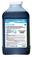 Lagasse Diversey™ Virex® II 256 Surface Disinfectant Cleaner Quaternary Based Liquid Concentrate 2.5 Liter Bottle Mint Scent NonSterile - M-770113-3888 - Case of 2