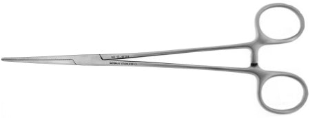 BR Surgical Hemostatic Forceps BR Surgical Sarot 9-1/2 Inch Length Surgical Grade Stainless Steel NonSterile Ratchet Lock Finger Ring Handle Straight - M-770243-1894 - Each