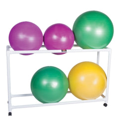Fabrication Enterprises Stationary Floor Rack 20 X 42 X 62 Inch, PVC, 2 Shelves