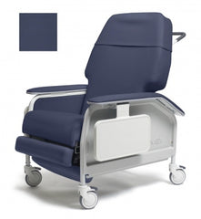 Graham-Field Extra-Wide Clinical Care Recliner Lumex® Imperial Blue Four Tente® Swivel Caster, Three Locking Caster