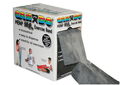 Fabrication Enterprises Exercise Resistance Band CanDo® Perf 100™ Black 5 Inch X 100 Yard X-Heavy Resistance