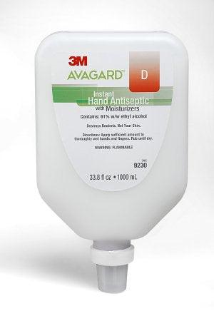 3M Hand Sanitizer 3M™ Avagard™ D 1,000 mL Ethyl Alcohol Gel Dispenser Refill Bottle