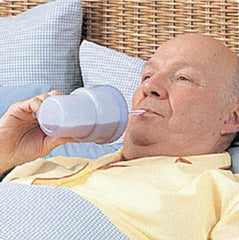Patterson Medical Supply Spillproof Drinking Cup Kennedy™ 7 oz. Translucent Plastic Reusable