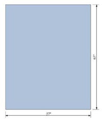 C-Core Medical General Purpose Drape Three-Quarter Fan Fold Drape 57 W X 63 L Inch