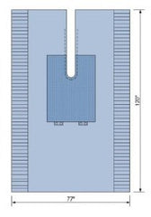 C-Core Medical Orthopedic Drape Split Sheet 77 W X 120 L Inch Sterile