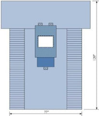 C-Core Medical Surgical Drape Chest and Breast Drape 77 W X 120 L Inch Sterile