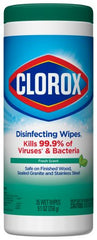 The Clorox Company Clorox® Surface Disinfectant Premoistened Wipe 35 Count Canister Disposable Fresh Scent NonSterile - M-771927-4054 - CT/1