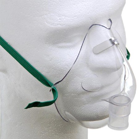 Omron Healthcare Aerosol Mask Elongated Style Adult One Size Fits Most Adjustable Head Strap