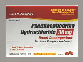 Perrigo Company Cold and Cough Relief 30 mg Strength Tablet 24 per Box