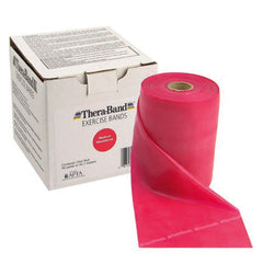 Fabrication Enterprises Exercise Resistance Band Thera-Band® Red 5 Inch X 50 Yard Light Resistance