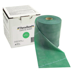 Fabrication Enterprises Exercise Resistance Band Thera-Band® Green 5 Inch X 50 Yard Medium Resistance