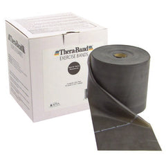 Fabrication Enterprises Exercise Resistance Band Thera-Band® Black 5 Inch X 50 Yard X-Heavy Resistance