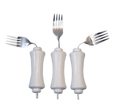 Fabrication Enterprises Fork UBend-It™ Built-up Handle White Stainless Steel