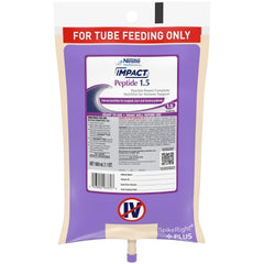 Nestle Healthcare Nutrition Tube Feeding Formula Impact® Peptide 1.5 33.8 oz. Bag Ready to Hang Unflavored Adult