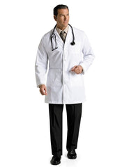 Landau Uniforms Lab Coat White Size 48 Mid Length Reusable