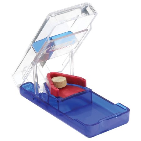 Apothecary Products Pill Cutter Safety-Shield® Hand Operated Blue / White