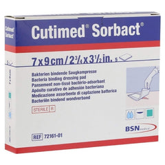BSN Medical Antimicrobial Dressing Cutimed® Sorbact® 2-3/4 X 3-1/2 Inch 5 Count Pad Sterile