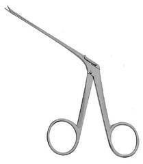 V. Mueller Micro Ear Scissors V. Mueller® House-Bellucci 3-1/4 Inch Length Surgical Grade Stainless Steel NonSterile Finger Ring Handle Straight Sharp Tip / Sharp Tip - M-774406-3280 - Each