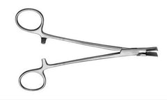 V. Mueller Forceps V. Mueller® House 6-1/4 Inch Length Surgical Grade Stainless Steel NonSterile NonLocking Thumb Handle Straight Jaw 1/2in x 1/2in (1.25cm x 1.25cm) - M-774419-2917 - Each