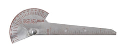 Fabrication Enterprises Finger Goniometer Baseline® Metal, Stainless Steel 0.2 X 2 X 7 Inch 6 Inch Finger, 110° Flexion Through 40° Hyper-Extension in 5° Increments Inches and Centimeters