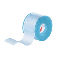 3M Medical Tape 3M™ Skin Friendly Silicone 1 Inch X 1-1/2 Yard Blue NonSterile