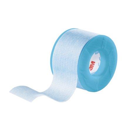 3M Medical Tape 3M™ Skin Friendly Silicone 1 Inch X 1-1/2 Yard Blue NonSterile