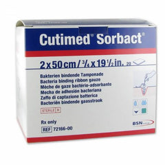 BSN Medical Impregnated Dressing Cutimed® Sorbact® 0.8 X 19.7 Inch Gauze Sorbact Sterile