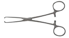 Teleflex Medical Tissue Forceps Weck® Allis 6-1/8 Inch Length Surgical Grade Stainless Steel NonSterile Ratchet Lock Finger Ring Handle Straight 3 X 4 Teeth - M-775500-4642 - Each