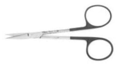 Teleflex Medical Iris Scissors Pilling® 4-1/2 Inch Length Surgical Grade Stainless Steel NonSterile Finger Ring Handle Straight Sharp Tip / Sharp Tip - M-775502-4457 - Each