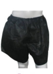 Dukal Exam Shorts Reflections™ Large / X-Large Black Spunbond Polypropylene Adult Disposable