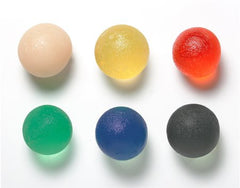 Fabrication Enterprises Exercise Ball Set CanDo® Tan / Yellow / Red / Green / Blue / Black Standard Size 2X-Light Resistance to X-Heavy Resistance