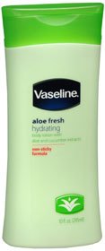 Unilever Hand and Body Moisturizer Vaseline® Aloe Fresh 10 oz. Bottle Scented Lotion