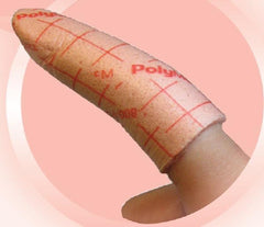 Ferris Manufacturing Foam Dressing PolyMem® 2.6 to 3.0 Inch Circumference Finger / Toe Non-Adhesive without Border NonSterile