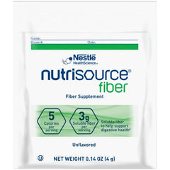 Nestle Healthcare Nutrition Oral Supplement Nutrisource® Fiber Unflavored Powder 4 Gram Individual Packet