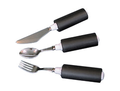 Fabrication Enterprises Fork Comfort Grip Light Weight Black