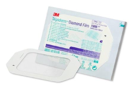 3M Transparent Film Dressing 3M™ Tegaderm™ Rectangle 4 X 4-3/4 Inch Frame Style Delivery Without Label Sterile