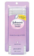 Johnson & Johnson Consumer Swabstick Johnsons® Cotton Tip Cotton Shaft 3 Inch NonSterile 185 per Pack