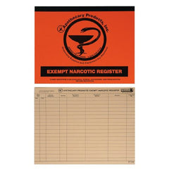 Apothecary Products Record Book Narcotic Record
