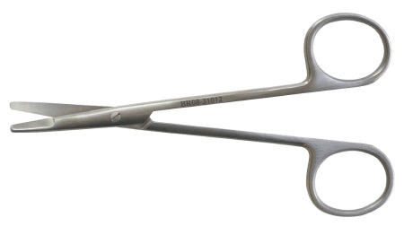 BR Surgical Dissecting Scissors BR Surgical Kilner 4-3/4 Inch Length Surgical Grade Stainless Steel NonSterile Finger Ring Handle Curved Blunt Tip / Blunt Tip - M-777943-1206 - Each