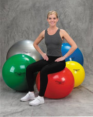 Fabrication Enterprises Inflatable Exercise Ball Thera-Band® Silver