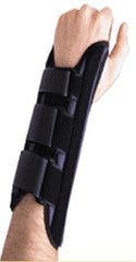 Breg Cock-Up Wrist Brace Breg® Aluminum / Foam / Nylon Right Hand Black X-Small