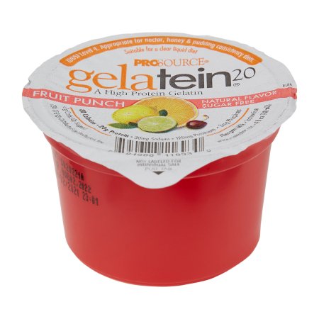 Medtrition/National Nutrition Oral Protein Supplement Gelatein® 20 Fruit Punch Flavor Ready to Use 4 oz. Cup