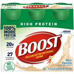 Nestle Healthcare Nutrition Oral Supplement Boost® High Protein Very Vanilla Flavor Ready to Use 8 oz. Bottle