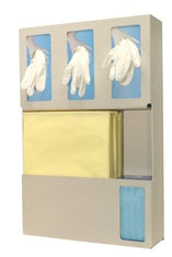 Alimed Door Hanger - Protective Apparel Dispenser Bowman® Vertical Mounted 1-Protective Apparel Dispenser White 2-1/2 X 5-1/2 X 12-1/8 Inch Plastic - M-779575-2850 - Each