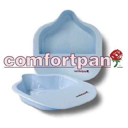 Church Products Bariatric Bedpan Comfortpan® Blue 2 Quart / 1893 mL