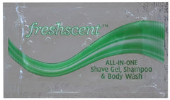 New World Imports Shampoo and Body Wash Freshscent™ 0.34 oz. Individual Packet Fruit Scent