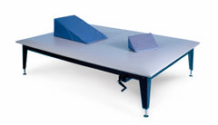 Hausmann Industries Mat Platform Series 1425 Crank Hydraulic 4 W X 7 L Foot 20 to 30 Inch Height Steel Frame