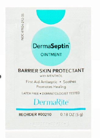 DermaRite Industries Skin Protectant DermaSeptin® 5 Gram Individual Packet Scented Ointment