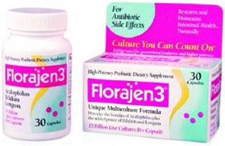 American Lifeline Probiotic Dietary Supplement Florajen® Digestion 30 per Bottle Capsule